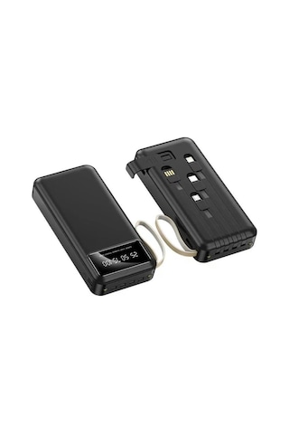 Torima TRM-1021 Hızlı Şarj Özellikli 4 Çıkışlı 20.000 Mah Powerbank Siyah