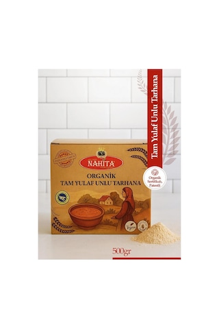 Nahita Organik Gulutensiz Tam Yulaf Unlu Tarhana 500 G