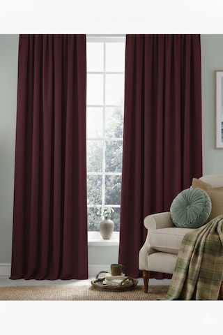 Bordo Blackout Işık Geçirmez Termal Karartma Güneşlik Perde En X Boy