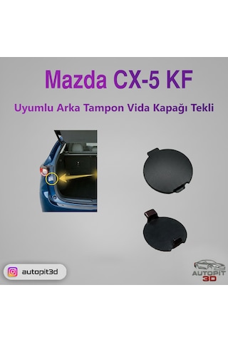 Mazda Cx-5 Kf Uyumlu Arka Tampon Vida Kapağı