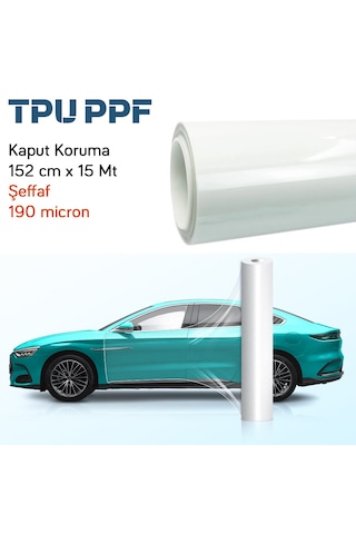 Sarpro Ppf Kaput Koruma Folyo Tpu Şeffaf 152 Cm X 15 Mt 190 Micron/7,5 Mil X75 Srp.ppf.001