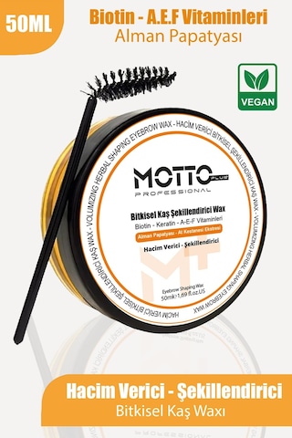 Motto Plus Professional Lifting Etkili Hacim Verici Ve Sabitleyici Kaş Waxı 50 ML