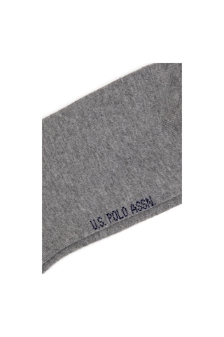 U.s. Polo Assn. Erkek Gri Melanj Çorap Soket 50317965-vr086 Grı Melanj