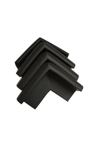 Agubugu Baby Kauçuk Köşe Koruyucu Siyah 4 Adet