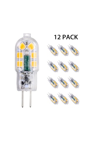 Symbee Tomshine G4 Led Ampul 12 Adet 3w 3000k Sıcak Beyaz 360 Açı 160lm 30000 Saat Dayanıklı 12v Ac/dc