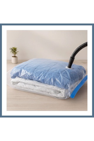 Buradabulabilirsin Vakuumlu Hurç 3'lü Set 2x55x90 Cm + 1x80x100 Cm - %75 Yer Tasarrufu Bbz Çok Renkli
