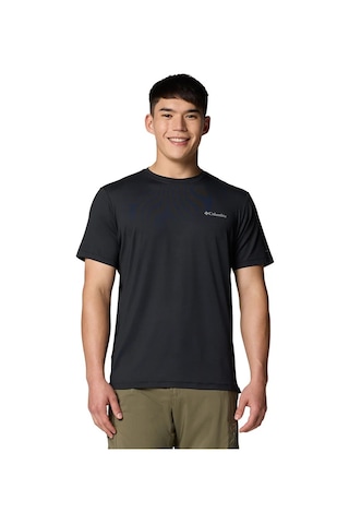 Columbia Ao1671 Tech Trail Utility Erkek T-shirt 2118571010 Siyah