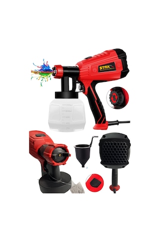 Staxx Power Germany Elektrikli Sprey Boya Püskürtme Tabanca 800W