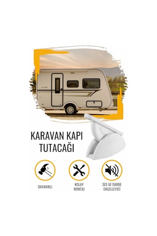 Glee Home Karavan Dış Kapı Tutacağı Beyaz