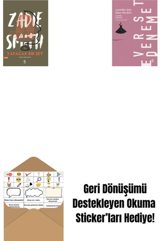 Yapacak Bir Şey + Yazarlar İçin Dans Dersleri + Okuma Sticker'ları