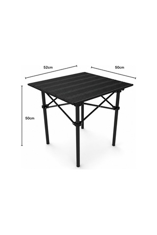 2 Sandalyeli Katlanır Kamp Seti 52 Cm Masa Ve Sandalye Lacivert