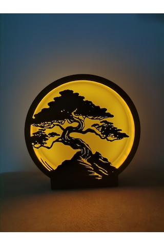 Bonzai Dekoratif Lamba Siyah - Beyaz