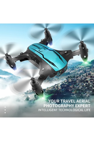 Honmex Cs02 Mini Katlanabilir Drone 480p Kameralı, Hız Kontrolü, Headless Mod Ve İzleme Uçuşu İle, Dahili Pil Ve Taşıma Çantası