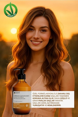 Insight Zararlı Dış Etkenlere Karşı Antioksidan Yenileyici Saç Kremi 350 Ml