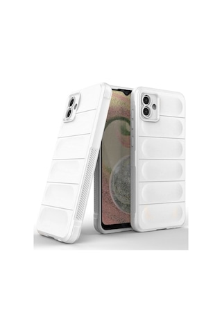 Samsung Galaxy Uyumlu A04 Kılıf Optimum Lens Çerçeveli Silikon Kapak