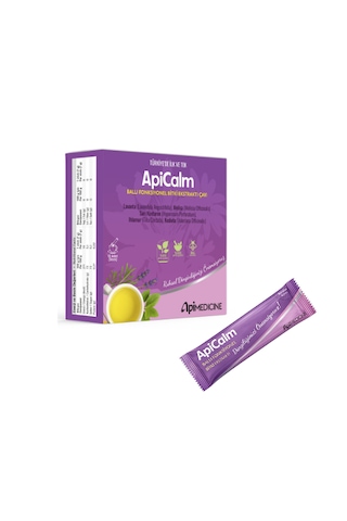 Apimedicine Apicalm Ballı Fonksiyonel Bitki Ekstrakt Çayı 12 Stick 84 G