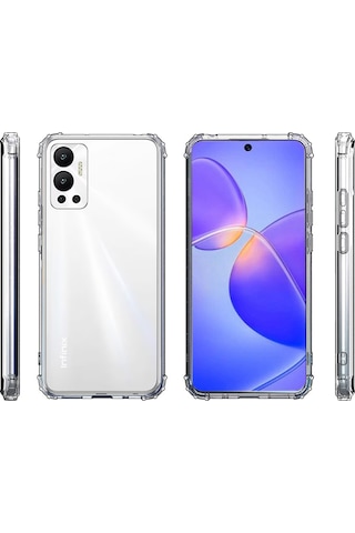 Zore İnfinix Hot 12 Kılıf Msra 2mm Anti Shock Silikon - Renksiz Renksiz