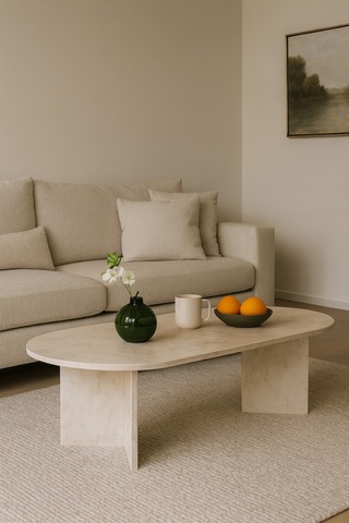 Sahra Model Modern Orta Sehpa 90x45x45 Cm Traverten