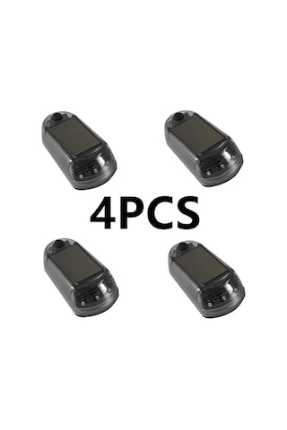 Xuweiwei 4 Adet Siyah Yeni Tip Mikro Led Araba Işıkları Motosiklet Bisiklet Dekorasyon Modifikasyon