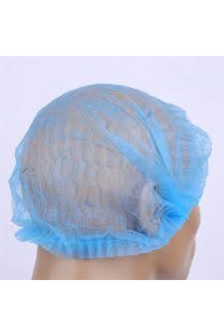 Fourend Tek Kullanımlık Mavi Saç Bonesi 1000 Adet