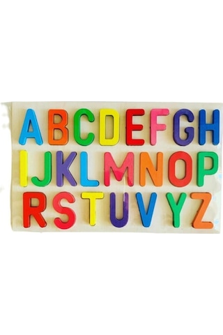 Ahşap Bultak 3'ü Bir Arada Set Alfabe-işlemler-arapça Eğitici Puzzle Yapboz