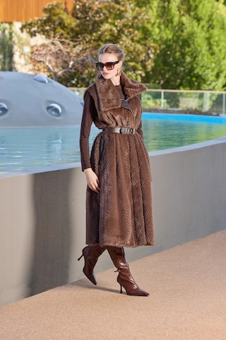 Misswhence Yelek 38700 Kahverengi Kahverengi