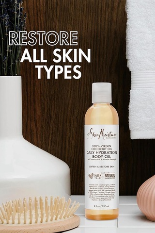 Shea Moisture %100 Saf Hindistan Cevizi Yağlı Günlük Nemlendirici Vücut Yağı 237ml