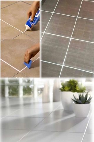 Banyonuzu Yenileyin Kahverengi Fayans Arası Derz Dolgu Boyama