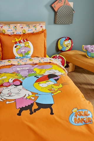 Karaca Home X Kral Şakir Süper Ekip Tek Kişilik Nevresim Takımı 200.22.14.0390