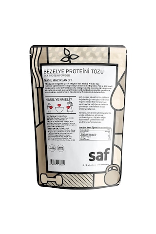 Saf Nutrition Bezelye Proteini Tozu 100 G