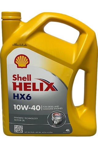 Shell Helix HX6 10W-40 Motor Yağı 4 L + HX7 10W-40 Motor Yağı 1 L
