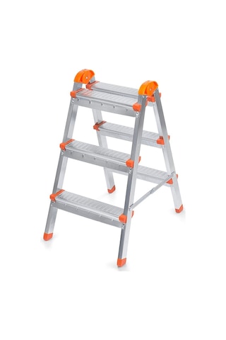 Doğrular Çift Çıkışlı 3+3 Metal Merdiven MCG12503