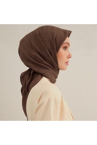 Armine E00oa0444092 74 Armine Lyocell Eşarp 4 Kahverengi