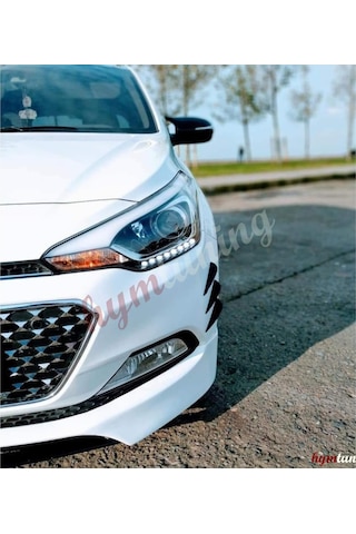 Hyundai İ20 2015 Yarasa Ayna Kapağı - Sinyalli Ayna - Parlak Siyah