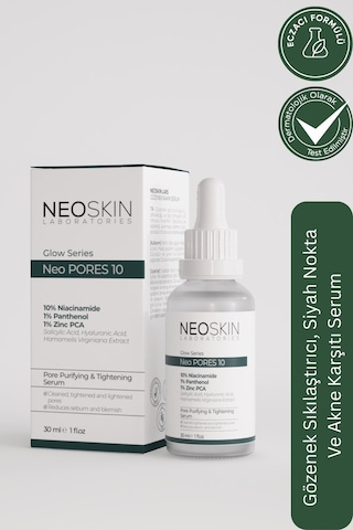 Gözenek Sıkılaştırıcı, Siyah Nokta Ve Akne Karşıtı Serum 10% Niacinamide Zincpca Salicylic Acid