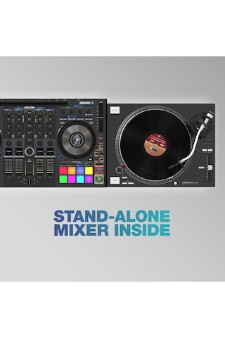 Reloop Mixon 8 Pro 4-kanallı Profesyonel Hybrid Dj Controller Serato Dj Pro & Algoriddim Djay Pro Ai Mac, Pc, Apple iOS & Android Uyumlu