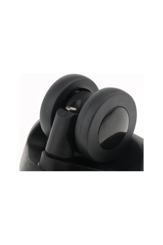 Homyl 1 Çift Döner Bavul Bagaj Tekerlekleri Seyahat Çantası Siyah