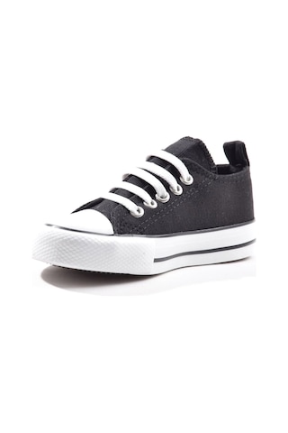 Cool Luis Siyah Kısa Unisex Çocuk Lastikli Spor Ayakkabı Siyah