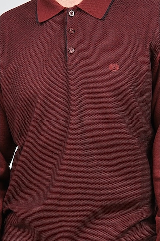 Pelikan Erkek Polo Yaka Kazak 1578418 Kırmızı Kırmızı
