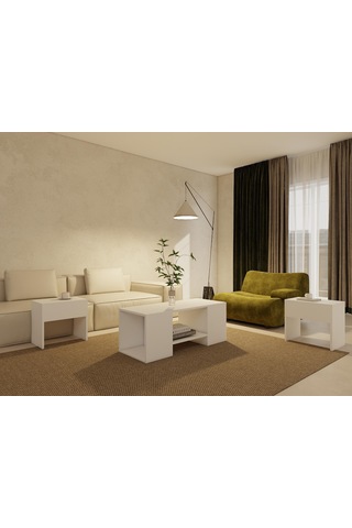 Lupo Orta Sehpa Beyaz