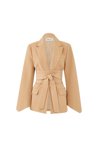 Odd Muse Şıklığın Zirvesi Blazer Beıge