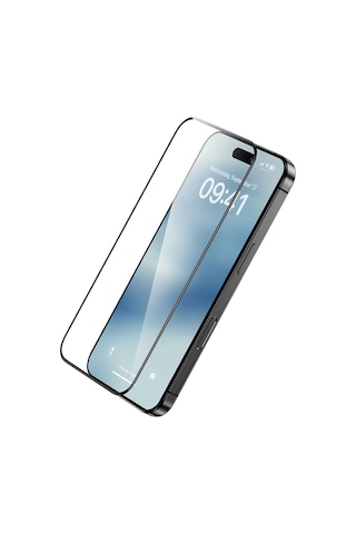 Apple Uyumlu iPhone 16 Pro Max Benks Ultra Shield 0.9mm Çerçeveli 0.3mm Ekran Koruyucu Uygulama Aparatlı