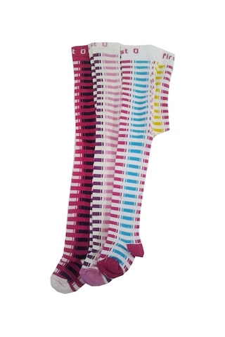 Lababy Kız Bebek Çocuk Renkli Külotlu Çorap 3 Lü Paket