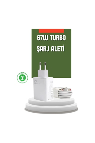 67 Watt Turbo Şarj Redmi Note 10 11 12 Uyumlu