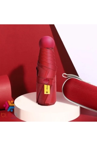 8 Telli Kapsül Şemsiye Bordo