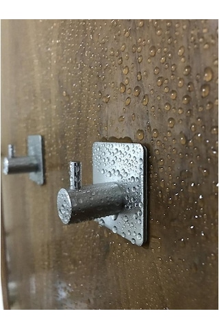 Deltahome Paslanmaz Çelik 2 Adet Tekli Havluluk Askılık Kanca Inox