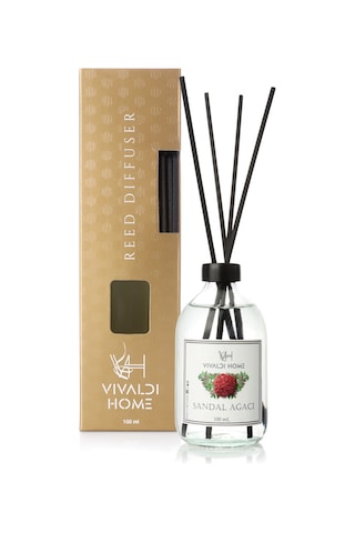 Vivaldi Home Sandal Ağacı Çubuklu Oda Kokusu Esansiyel Uçucu Yağ 100 ML