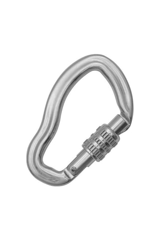 Kong Ergo Express Sleeve Karabina Alüminyum, Yüksek Mukavemetli, Via Ferrata Ve Macera Parkları İç Gri