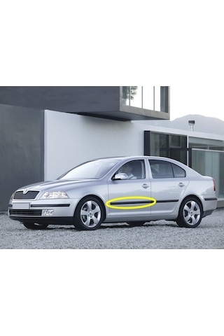 Skoda Octavia 2 A5 2005-2008 Sol Ön Kapı Koruma Çıtası 1Z0853515C