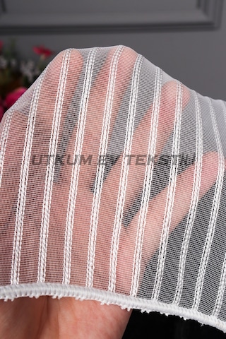 Kalın Çizgili Armür Tül Perde Akdz 1032